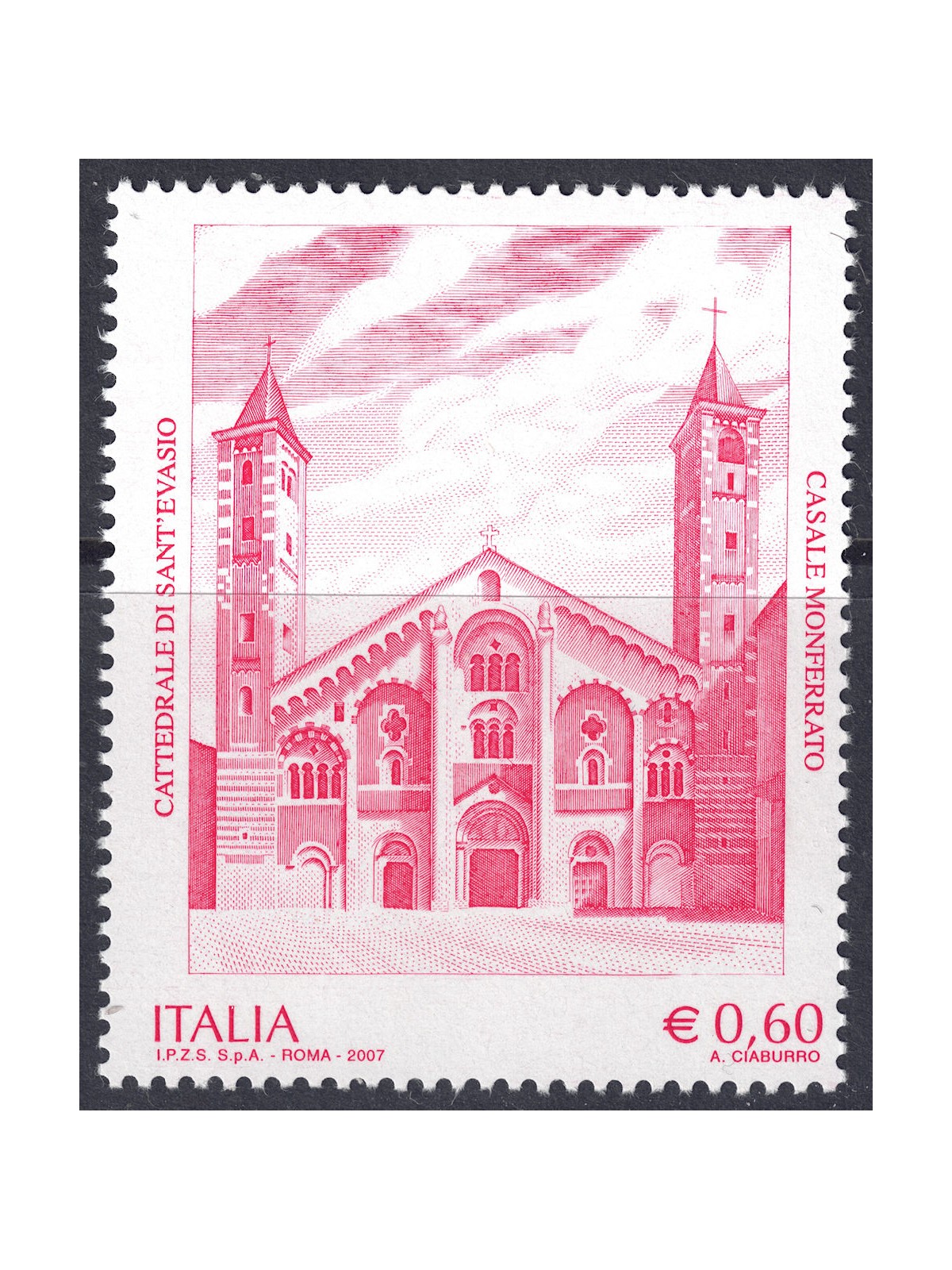 ITALY 2007 Cathedral of S. Evasio MNH**