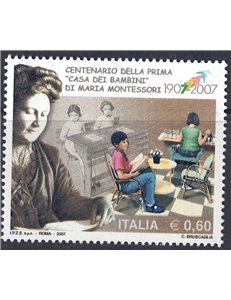 ITALIA 2007 Maria Montessori MNH**