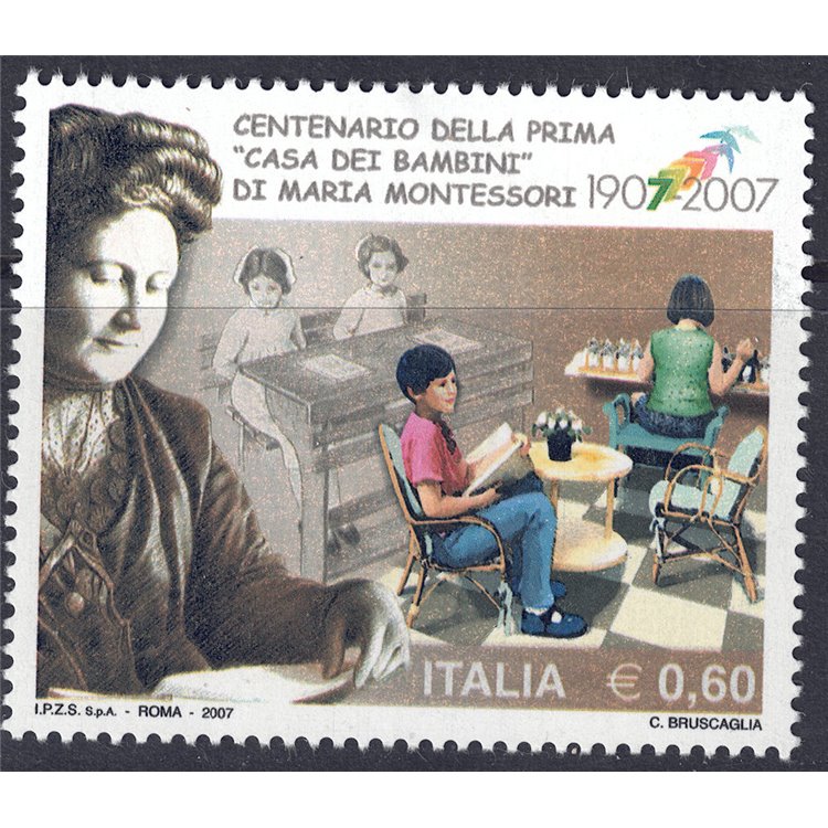 ITALY 2007 Maria Montessori MNH**