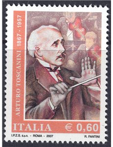 ITALIA 2007 Arturo Toscanini MNH**