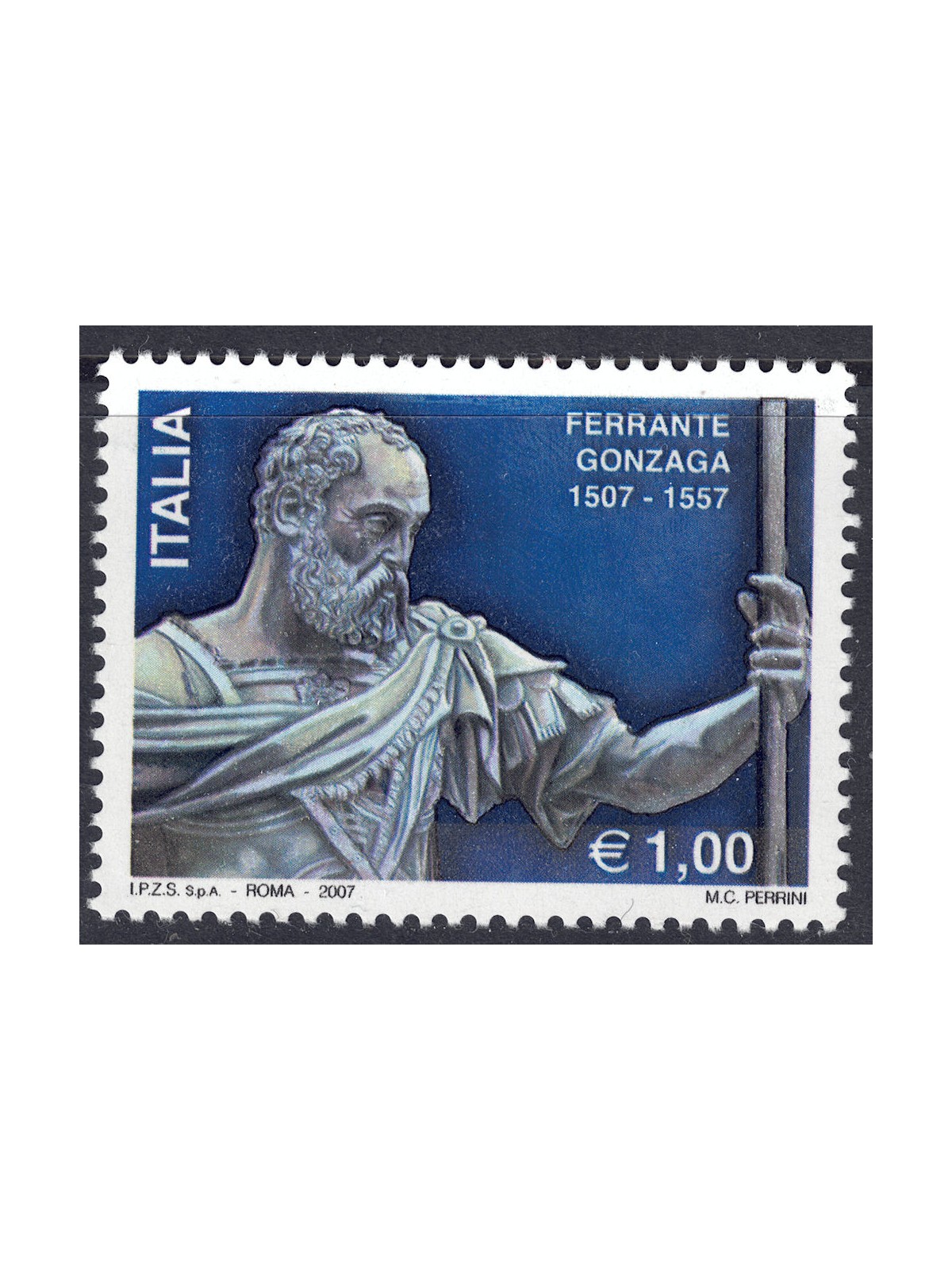 ITALIA 2007 Ferrante Gonzaga MNH**