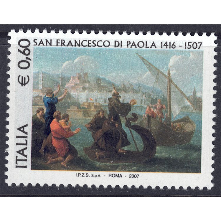 ITALY 2007 San Francesco di Paola MNH**