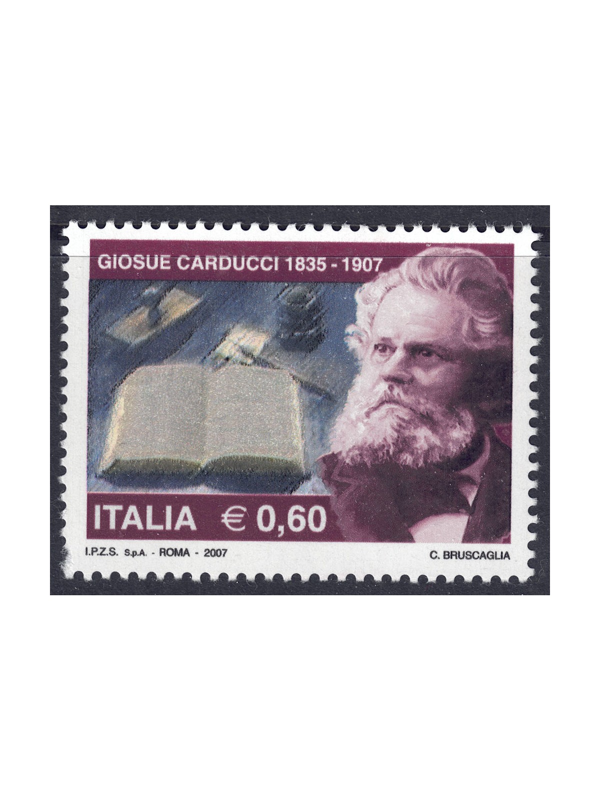 ITALY 2007 Giosuè Carducci MNH**