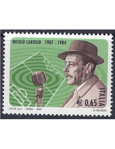 ITALY 2007 Nicolò Carosio MNH**