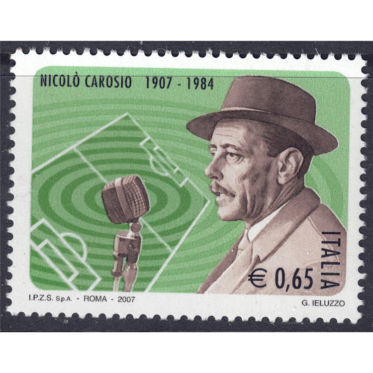 ITALY 2007 Nicolò Carosio MNH**