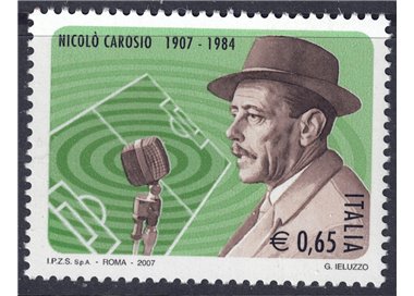 ITALY 2007 Nicolò Carosio MNH**