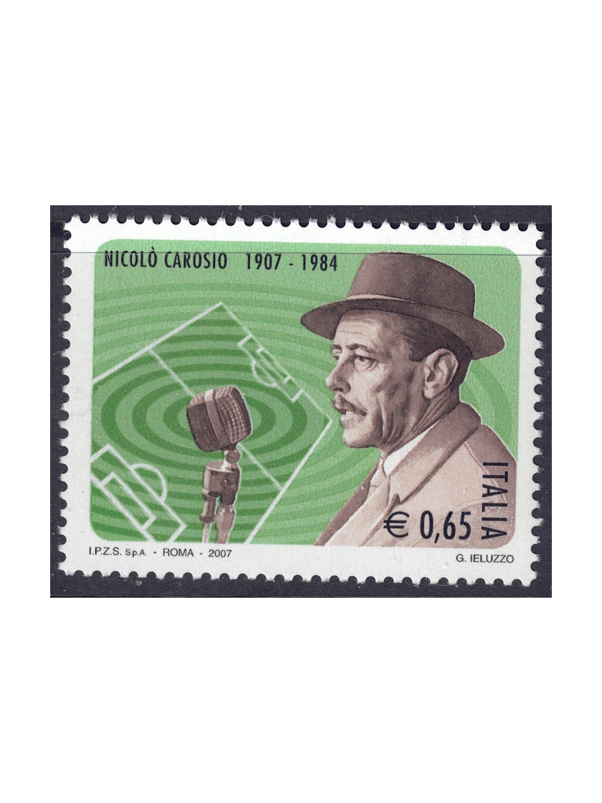 ITALIA 2007 Nicolò Carosio MNH**