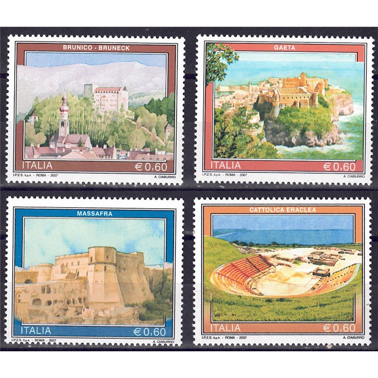 ITALY 2007 Tourism 4v MNH**