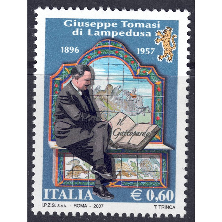 ITALIA 2007 Giuseppe Tomasi di Lampedusa MNH**