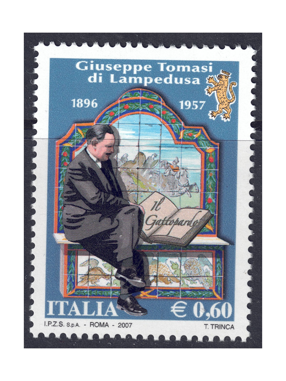 ITALY 2007 Giuseppe Tomasi di Lampedusa MNH**