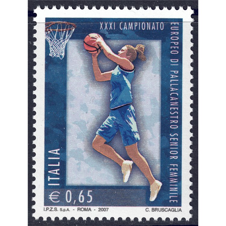 ITALY 2007 Women's Basketball MNH**