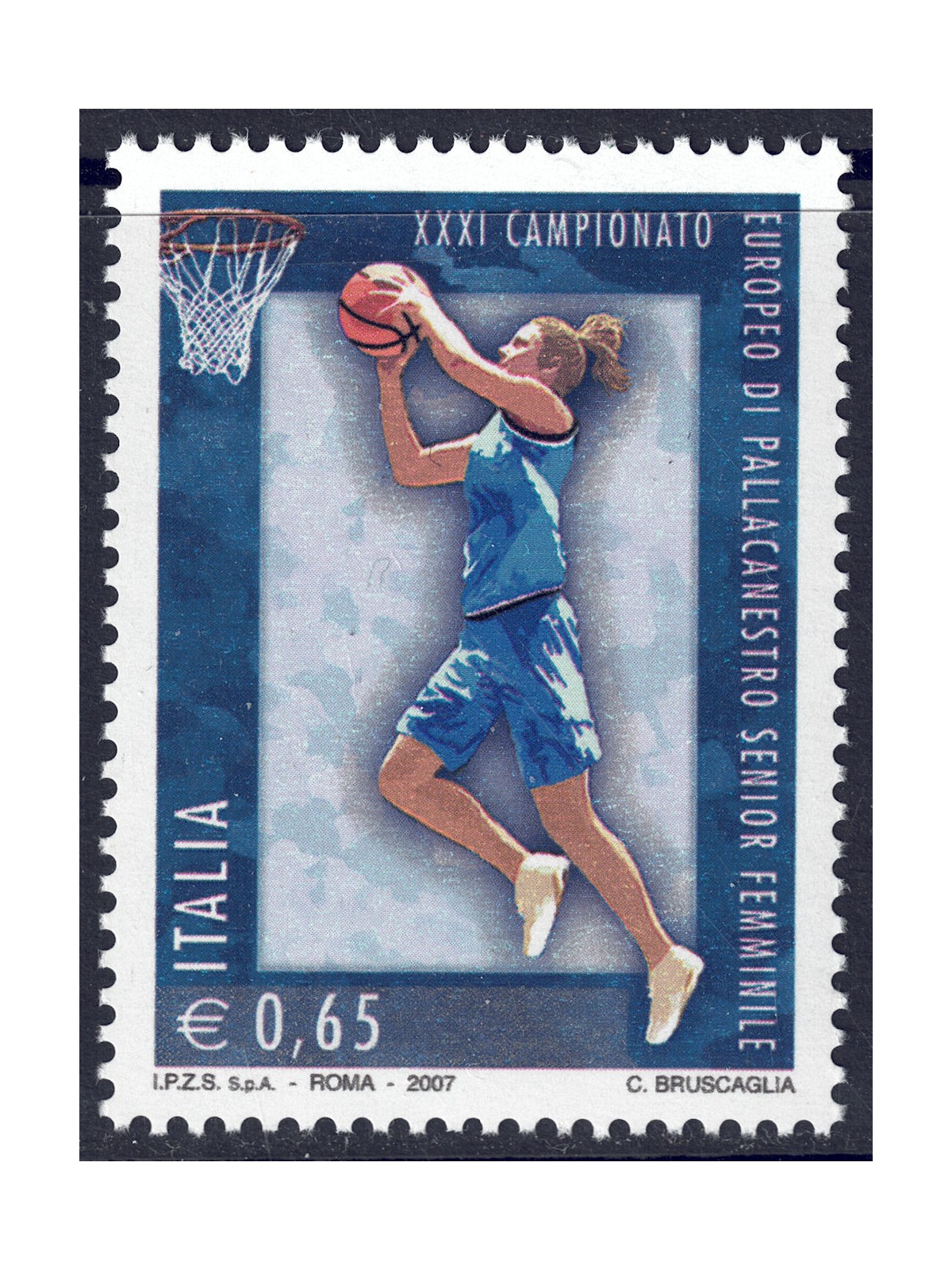 ITALIA 2007 Pallacanestro Femminile MNH**