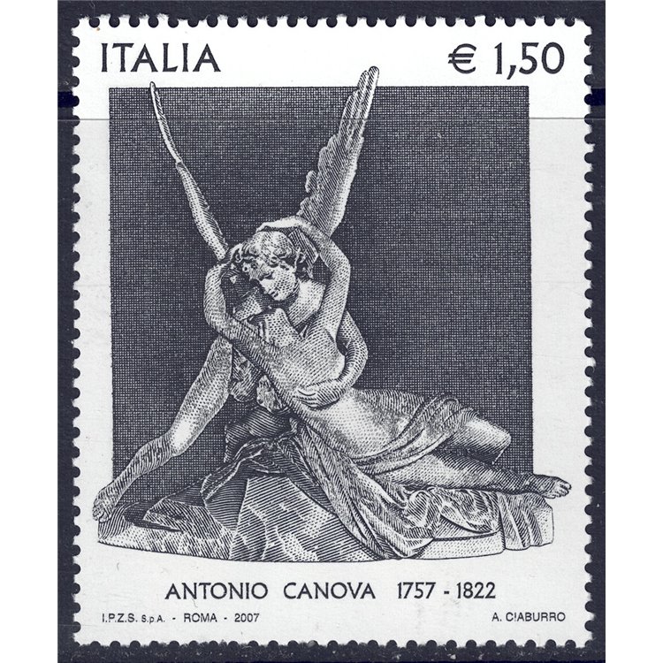 ITALIA 2007 Antonio Canova MNH**