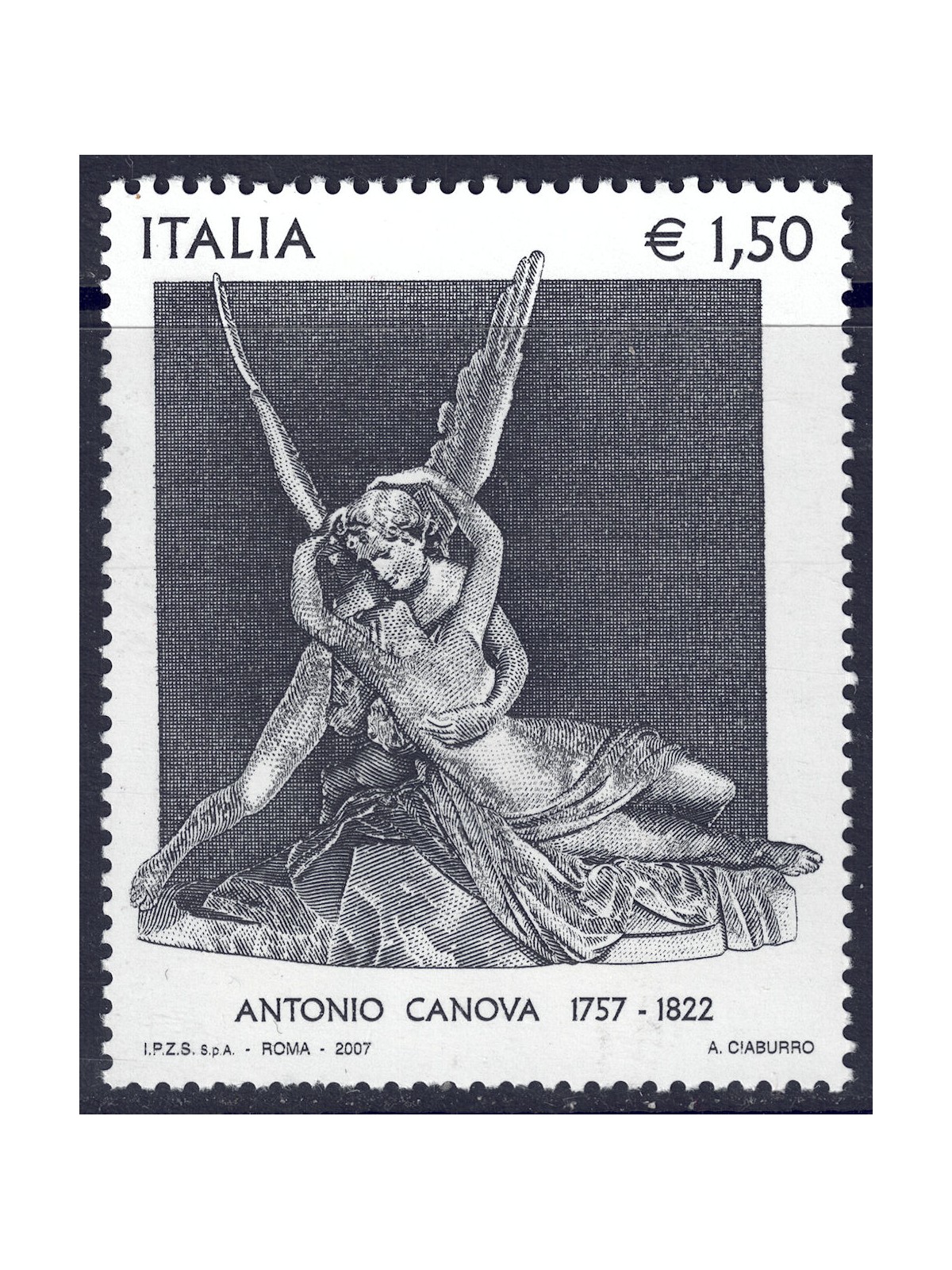 ITALIA 2007 Antonio Canova MNH**