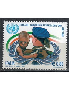 ITALIA 2007 Consiglio di sicurezza Onu MNH**