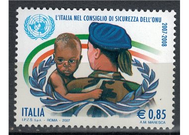 ITALY 2007 UN Security Council MNH**