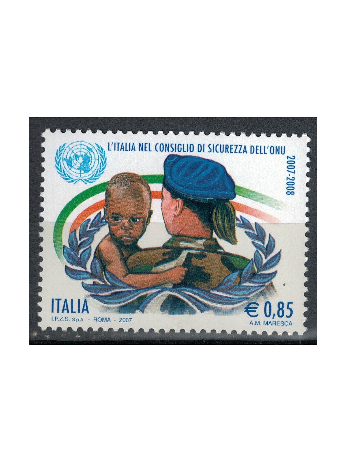 ITALY 2007 UN Security Council MNH**