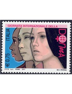 ITALIA 2011 Giornata della donna MNH**