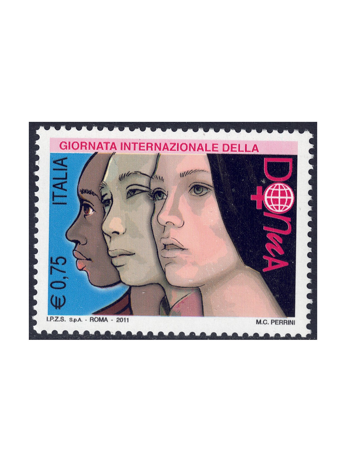 ITALIA 2011 Giornata della donna MNH**