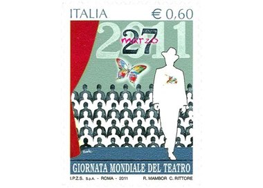 ITALIA 2011 Giornata del teatro MNH**