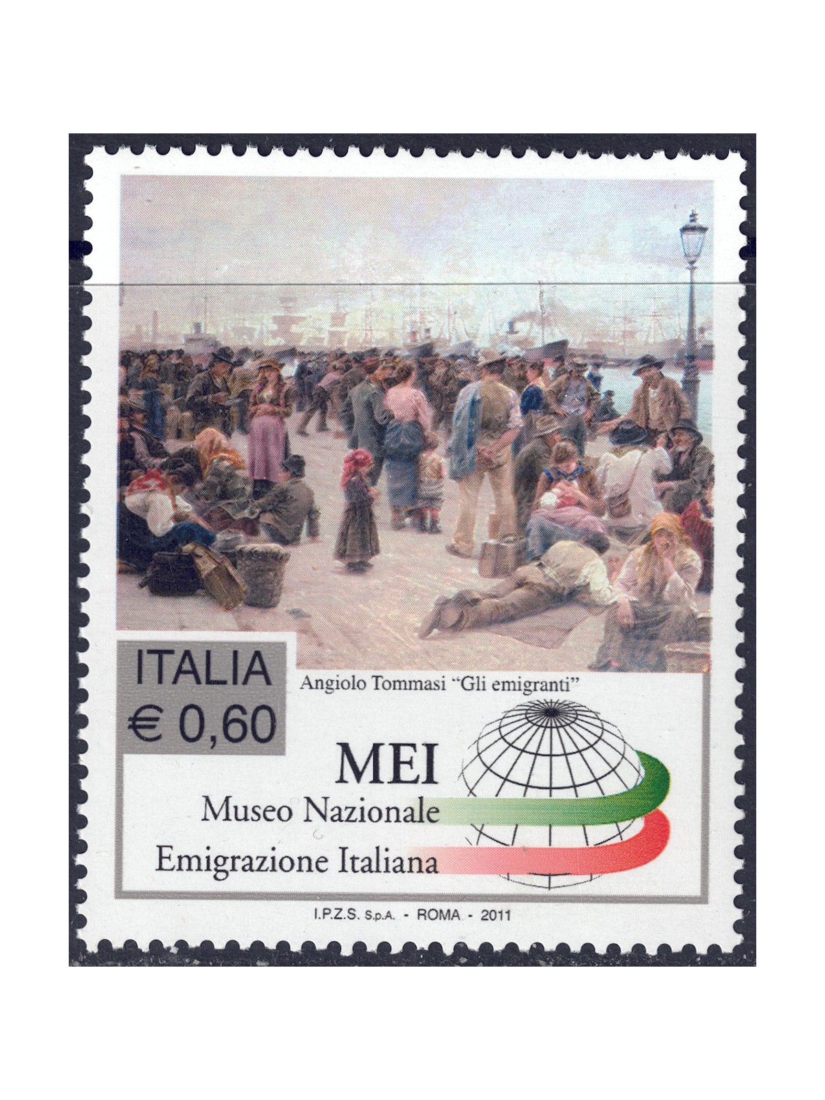 ITALIA 2011 Museo dell'emigrazione MNH**