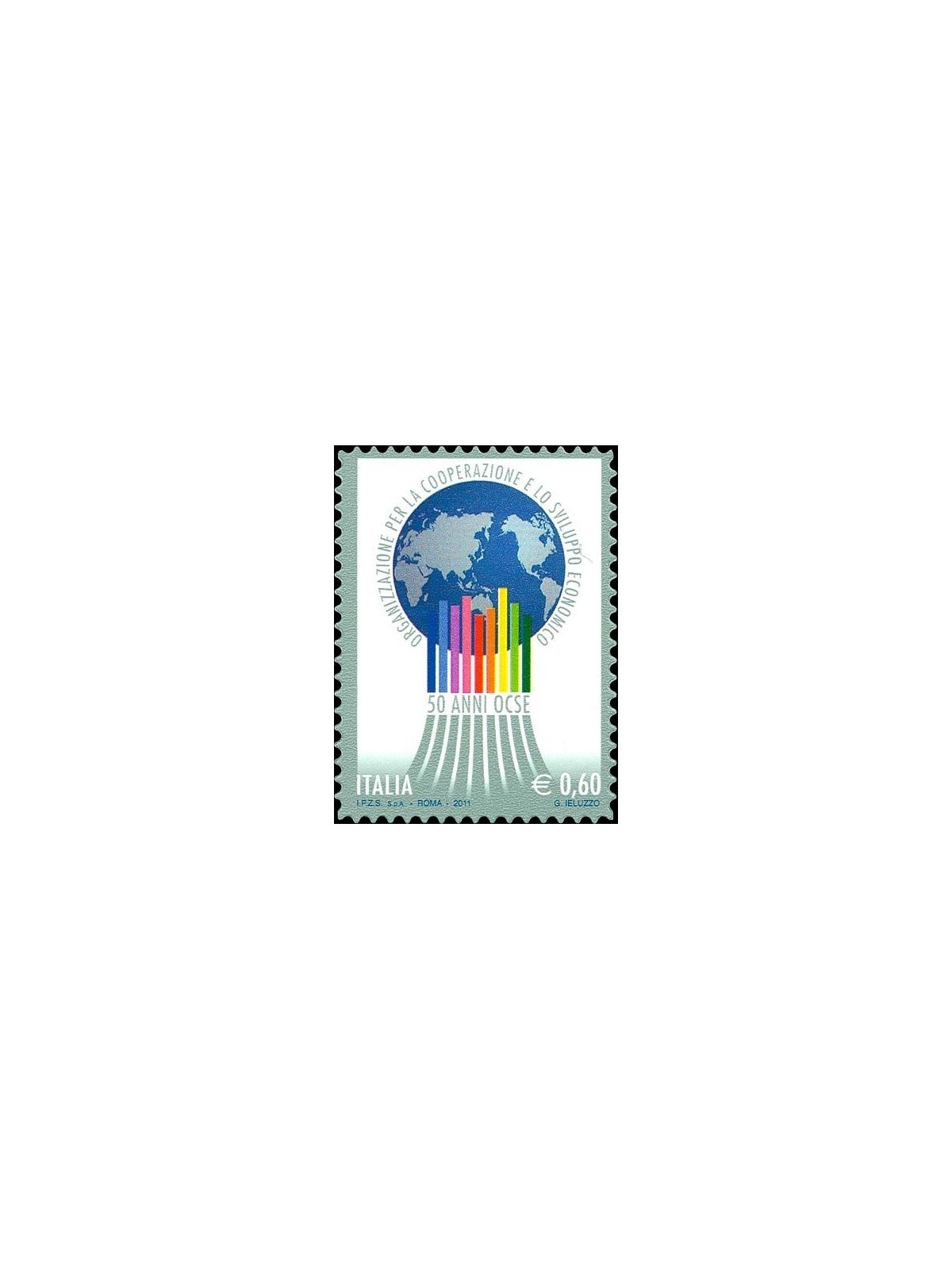 ITALIA 2011 Anniversario dell'OCSE MNH**