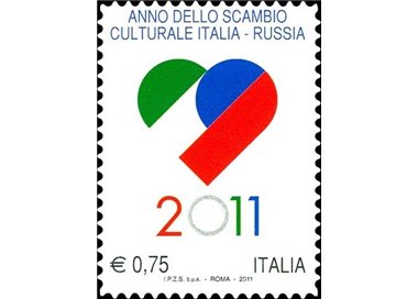 ITALY 2011 Cultural Exchange Italy-Russia MNH**