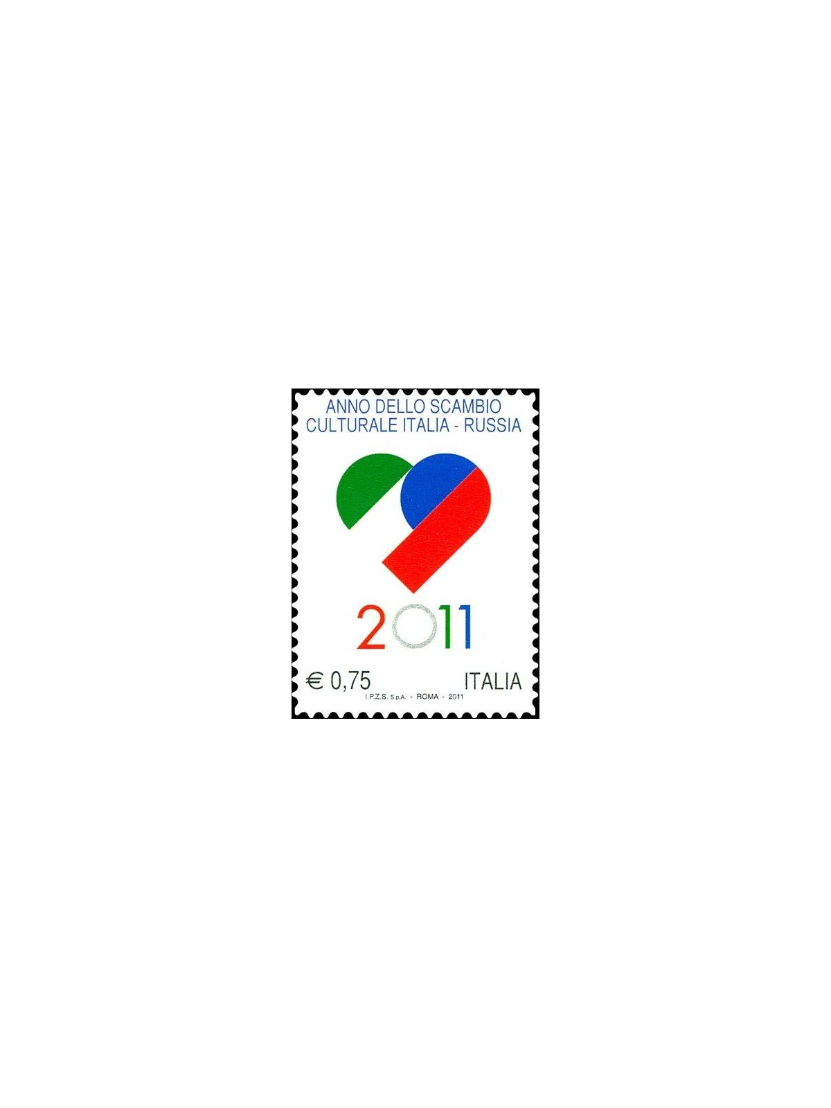 ITALY 2011 Cultural Exchange Italy-Russia MNH**
