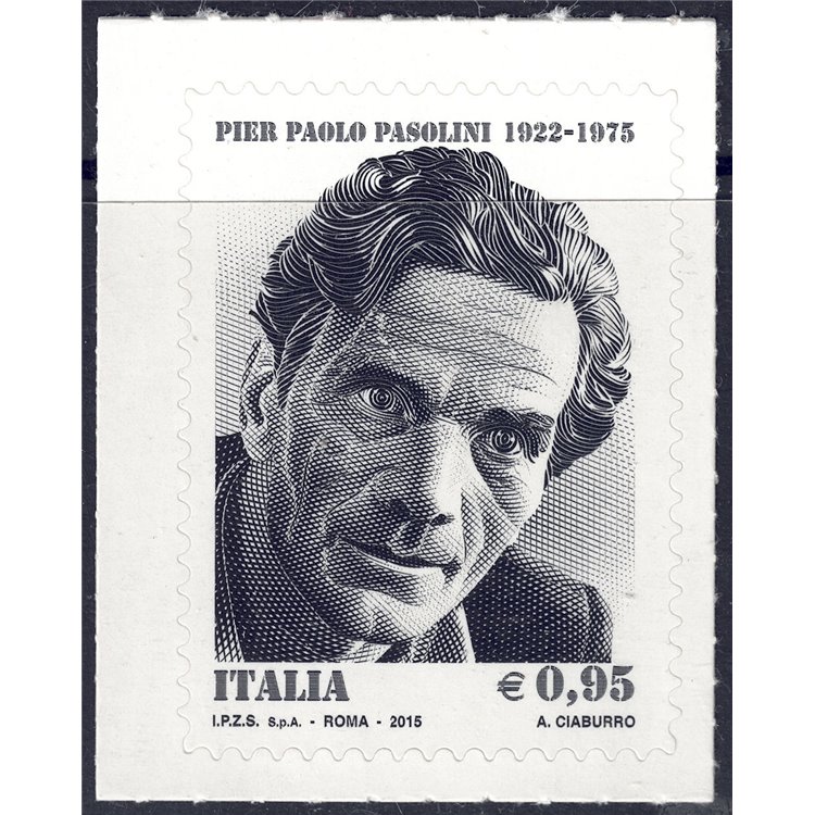ITALY 2015 Pier Paolo Pasolini MNH**