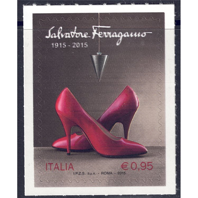ITALIA 2015 Salvatore Ferragamo MNH**