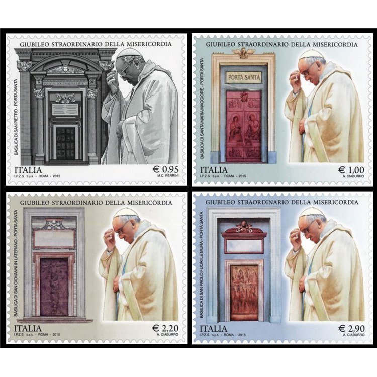 ITALIA 2015 Giubileo straordinario 4v MNH**