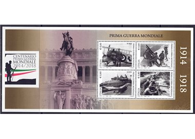ITALIA 2015 Prima Guerra Mondiale BF MNH**