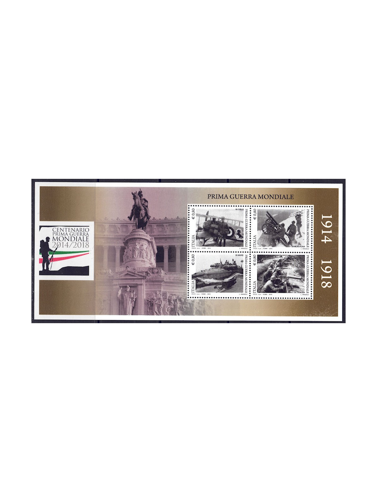 ITALY 2015 First World War s/s MNH**