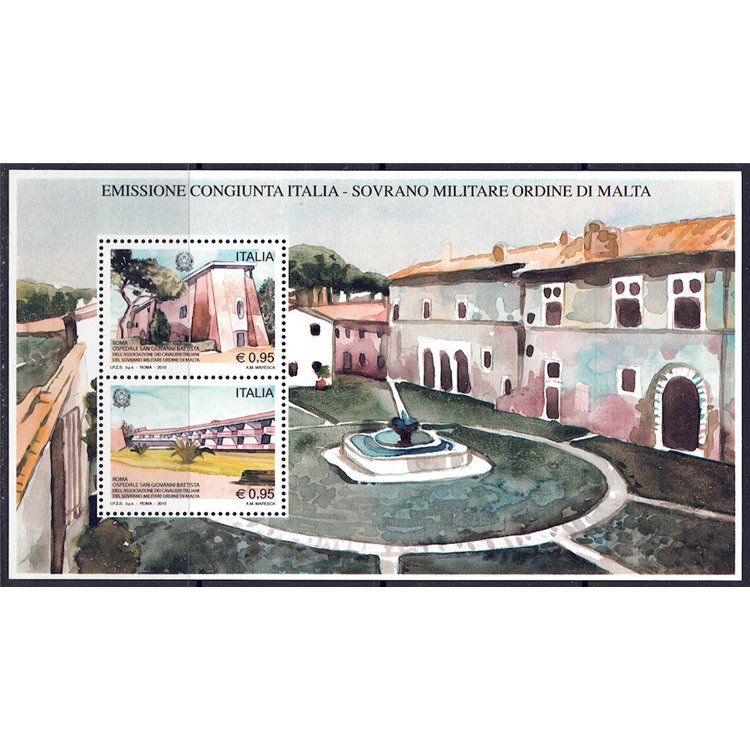 ITALIA 2015 Ospedale S. Giovanni Battista BF MNH**