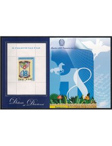 ITALIA 2006 Diciottenni azzurro BF MNH**