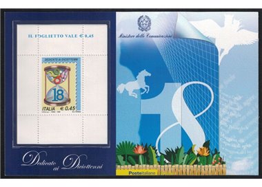 ITALY 2006 Blue Eighteen Year Olds s/s MNH**