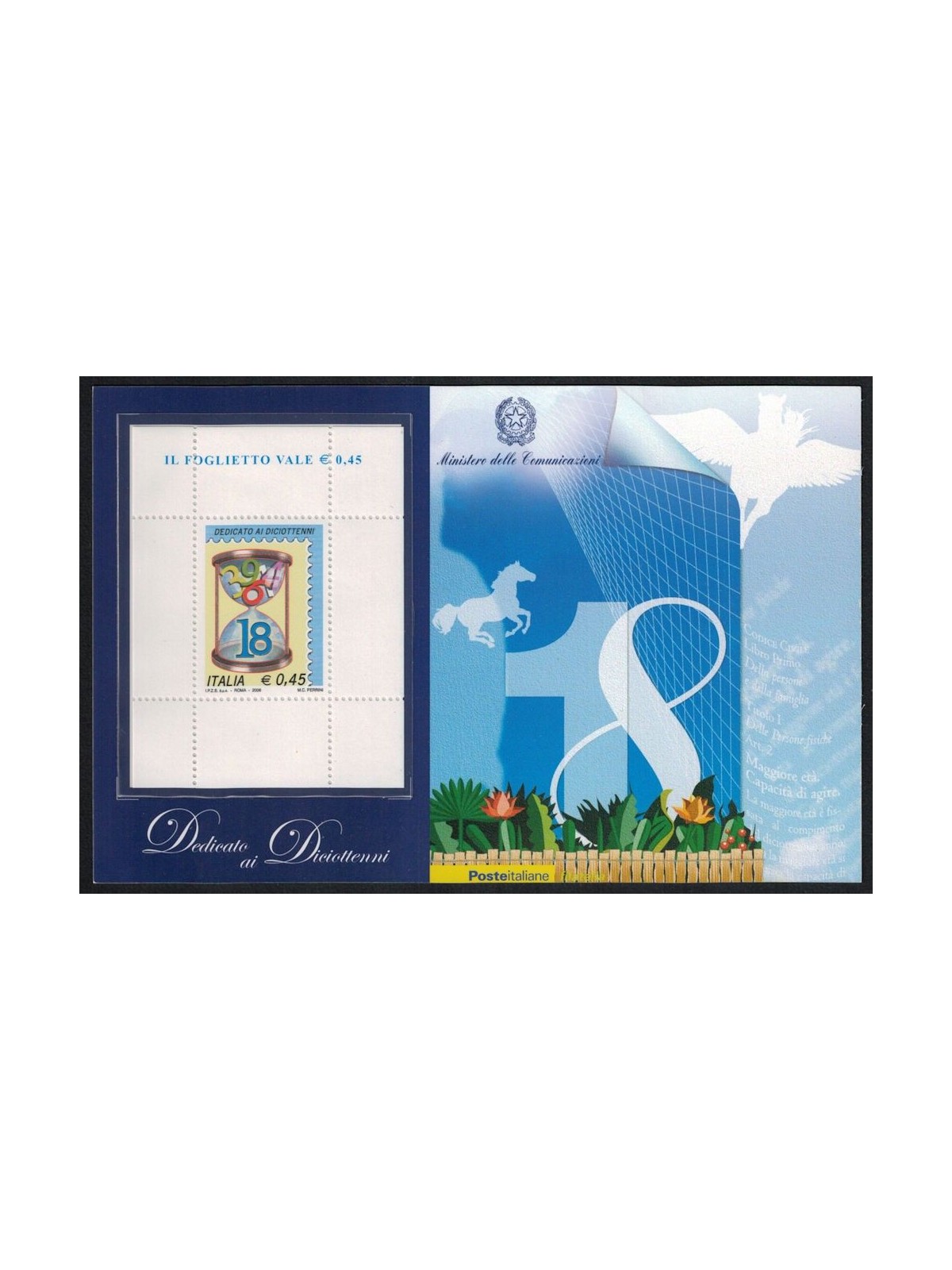ITALY 2006 Blue Eighteen Year Olds s/s MNH**