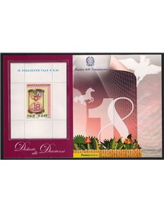 ITALIA 2006 Diciottenni rosa BF MNH**