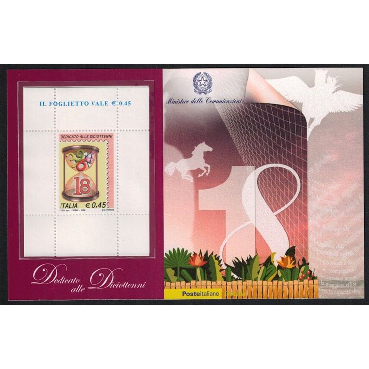 ITALY 2006 Pink Eighteen Year Olds s/s MNH**