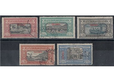 ERITREA 1924 Alessandro Manzoni 5v us