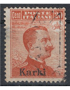 EGEO CARCHI 1917 20c orange without watermark us