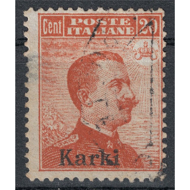 EGEO CARCHI 1917 20c orange without watermark us