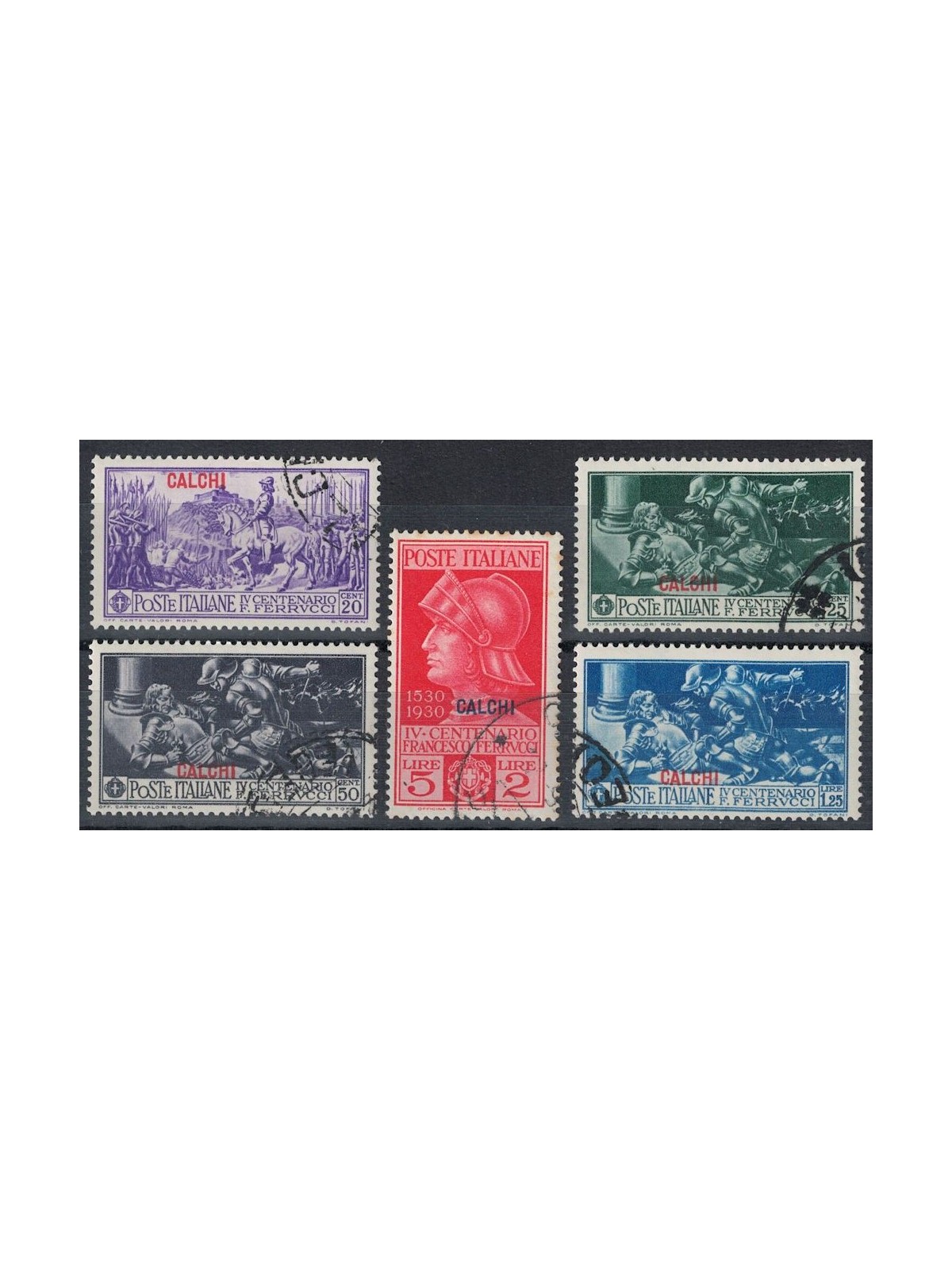 EGEO CARCHI 1930 Francesco Ferrucci 5v us