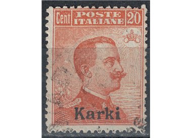 EGEO CARCHI 1922 20c arancio filigrana corona us