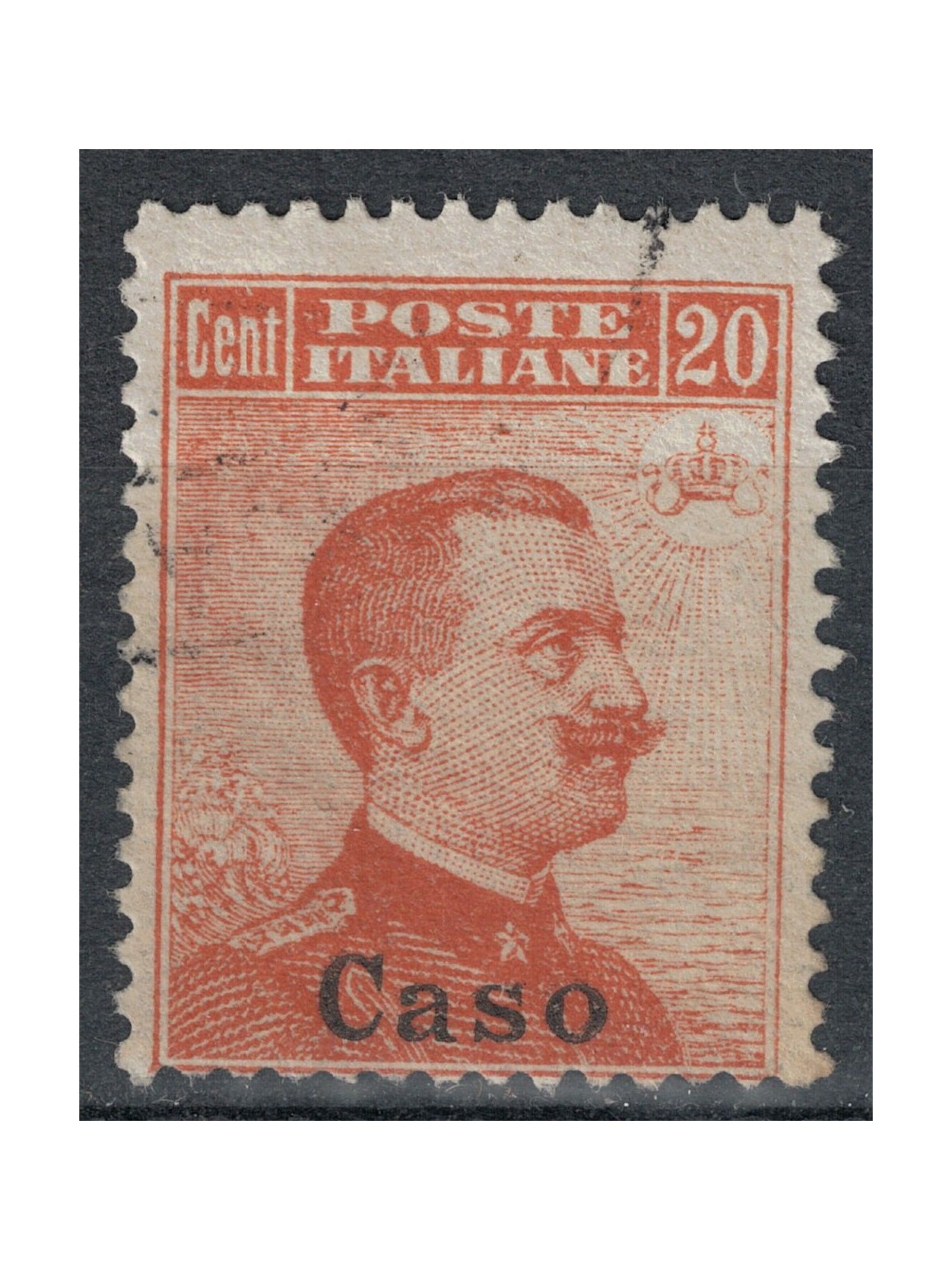 EGEO CASO 1917 20c orange without watermark us