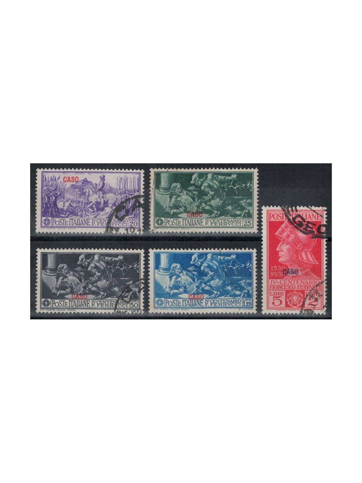 AEGEAN CASE 1930 Francesco Ferrucci 5v us