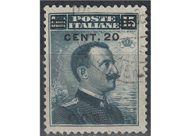 EGEO COO 1916 20c su 15c grigio nero us