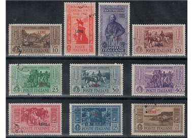AEGEAN LERO 1932 Giuseppe Garibaldi 10v us