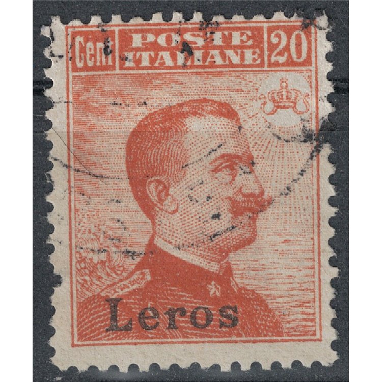 EGEO LERO 1917 20c orange without watermark us