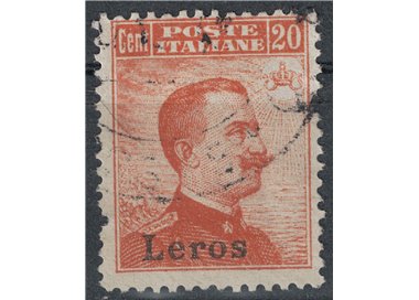 EGEO LERO 1917 20c orange without watermark us